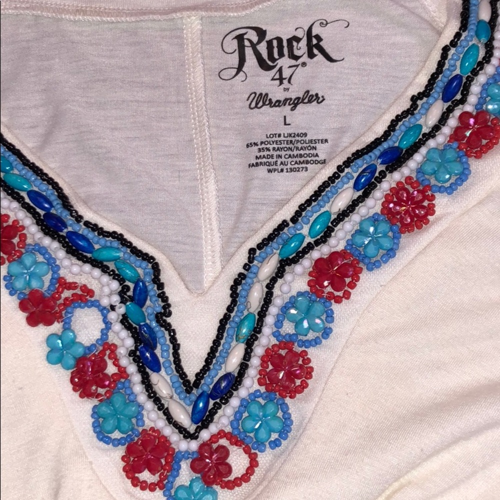 💛💛 Wrangler beaded blouse - Picture 4 of 6